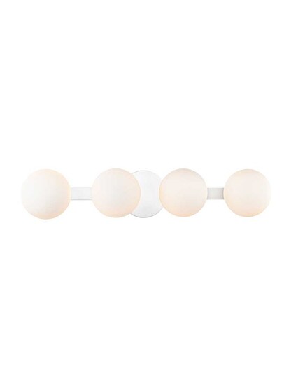 Baird 4-Light Bath Sconce in Polished Chrome.
